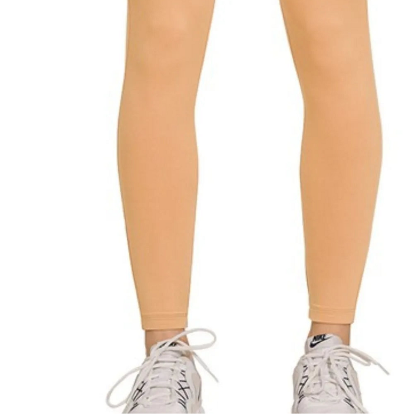 Lifestyle view of the Dark Brush waistband leggings styled for a comfortable boutique look.
