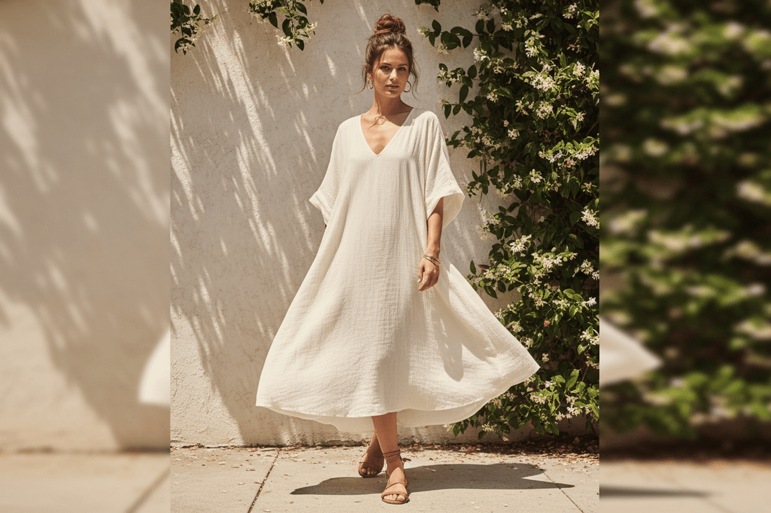 What to Wear on a Hot Summer Day: Stay Cool in Crinkle Gauze & Linen - Solazura Boutique