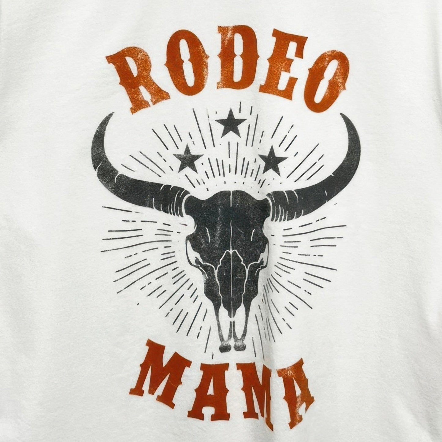 Rodeo Mama Graphic Cotton Top-detail view