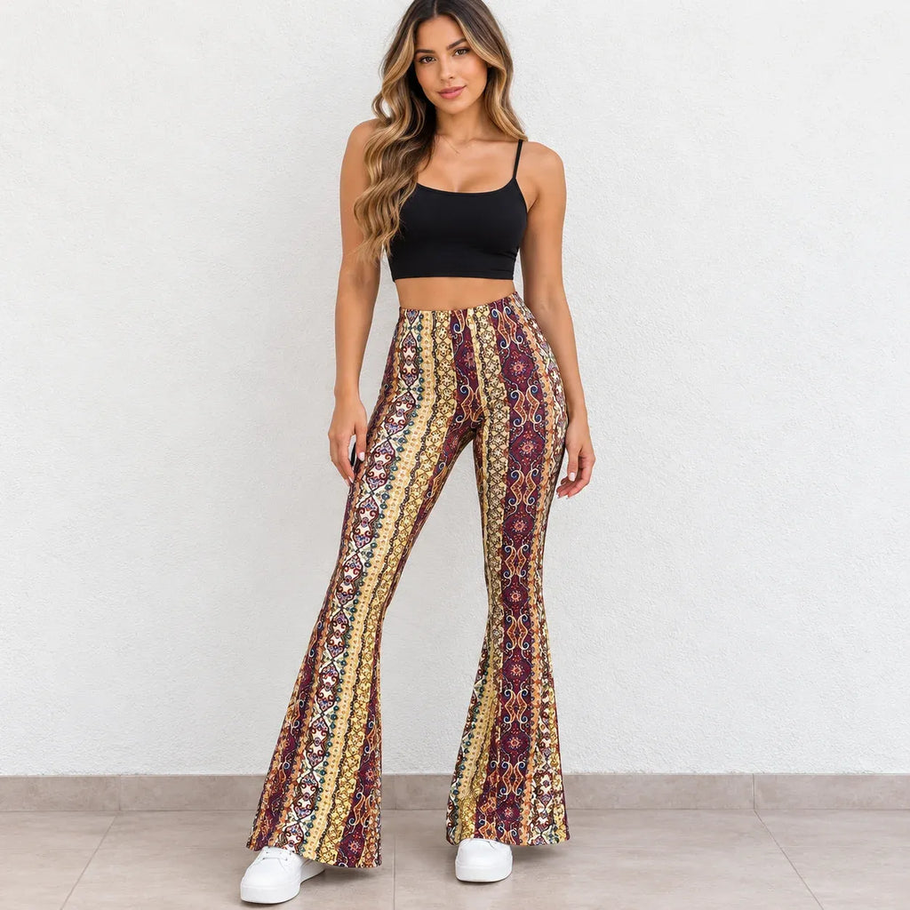 Women's Printed Flare Leggings