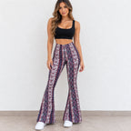Women's Printed Flare Leggings