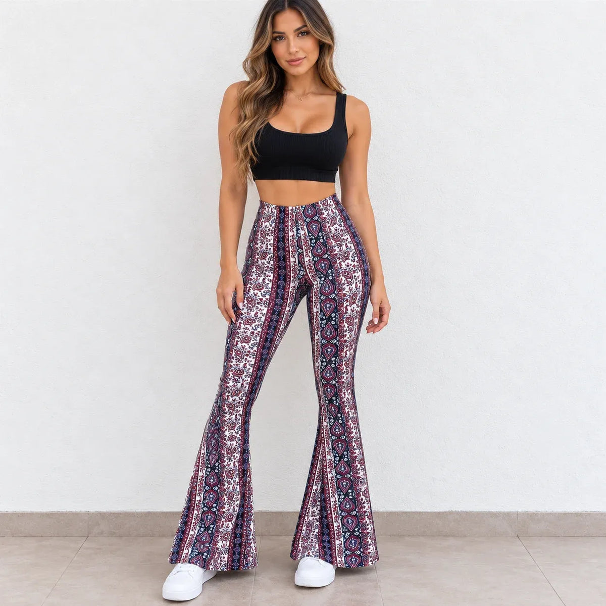 Women's Printed Flare Leggings