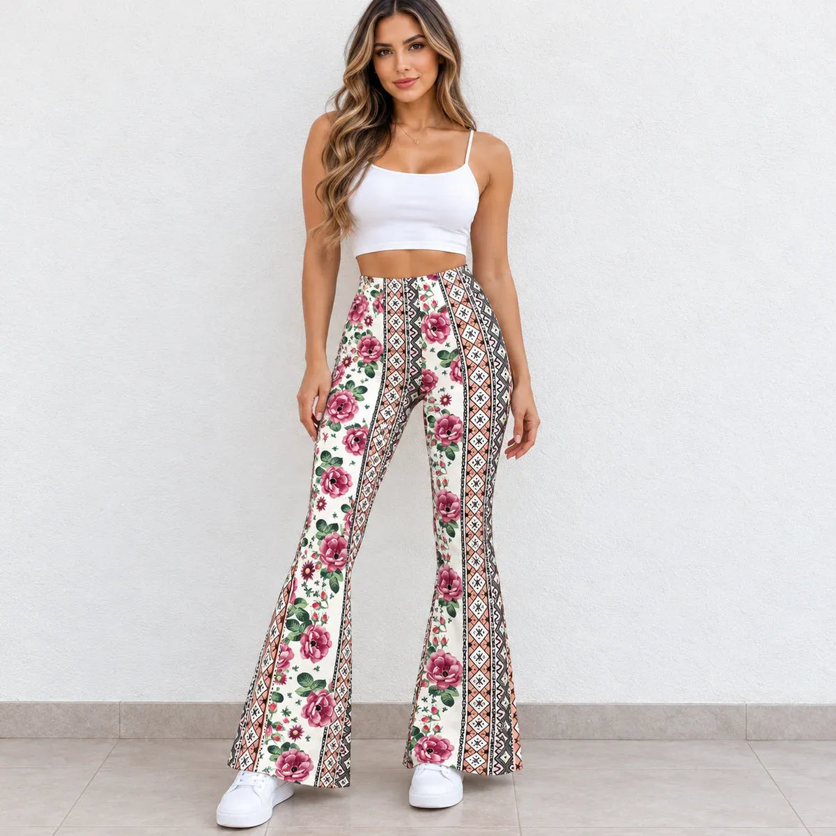 Women's Printed Flare Leggings