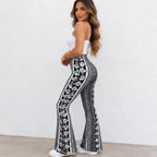 Women's Printed Flare Leggings