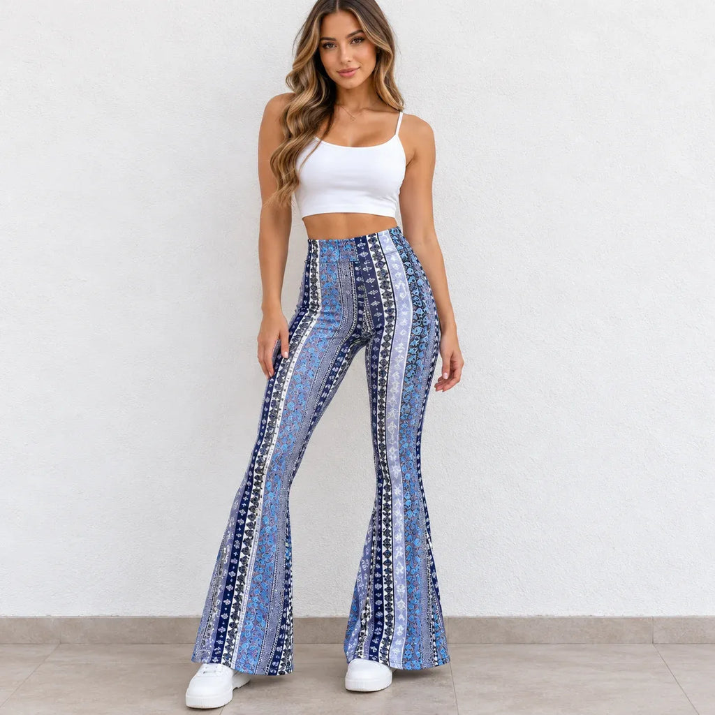 Women's Printed Flare Leggings