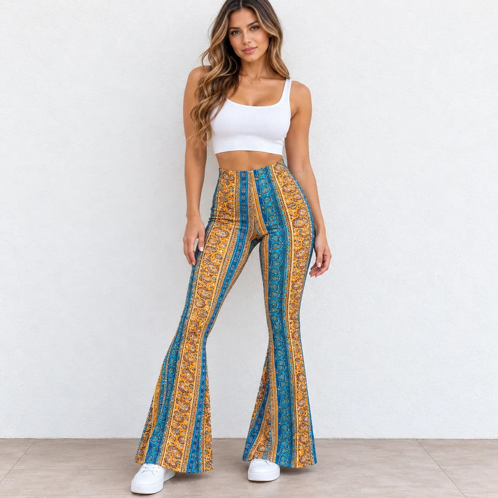 Women's Printed Flare Leggings