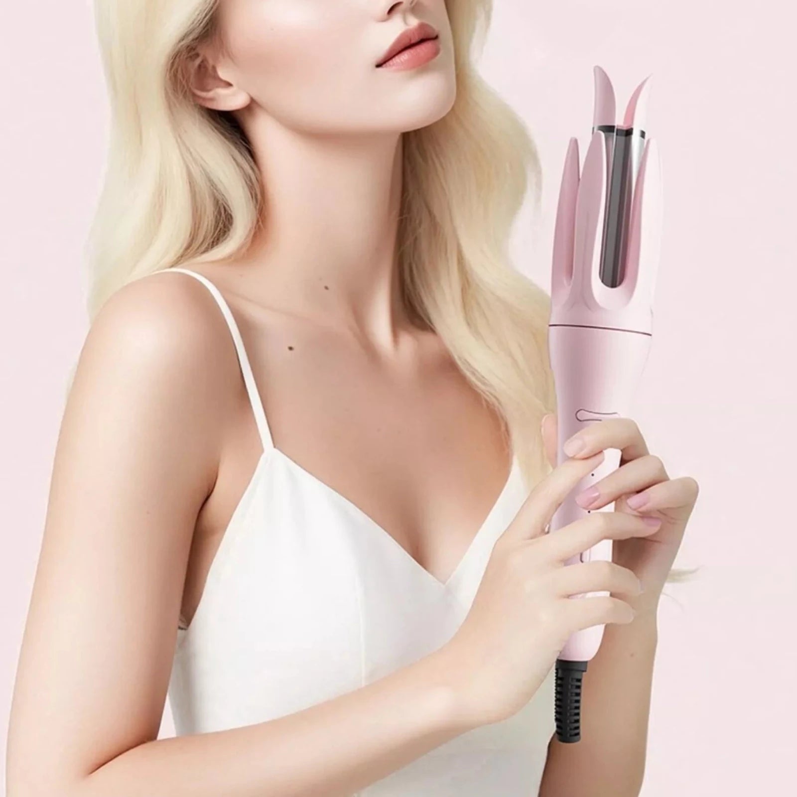 Automatic Rotating Ceramic Curling Iron Hair Curler-Trendsi - Solazura Boutique