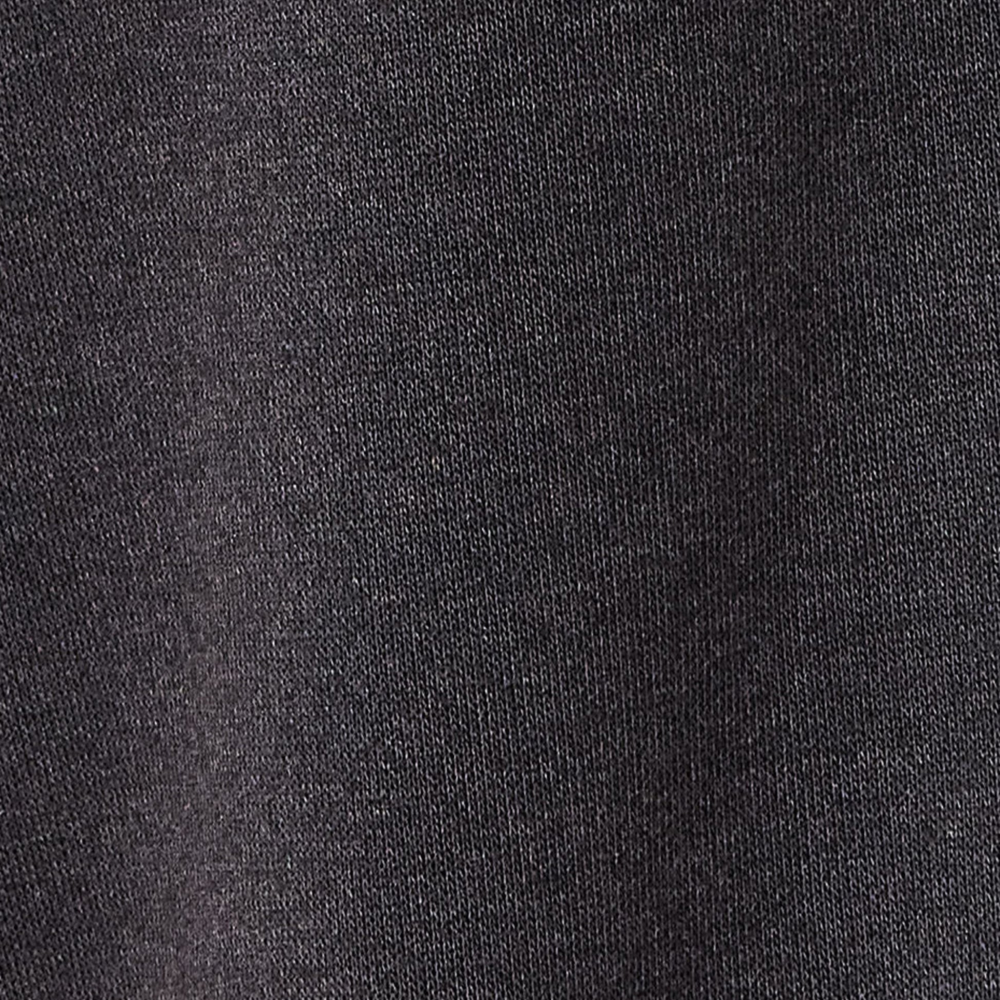 Close-up of dark gray fabric texture