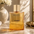 Bellavita Honey Oud Eau de Parfum 100ml amber fragrance bottle