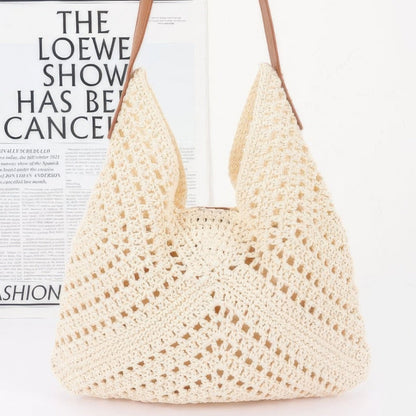 Crochet Shoulder Bag With Pouch-Solazura Boutique - Solazura Boutique