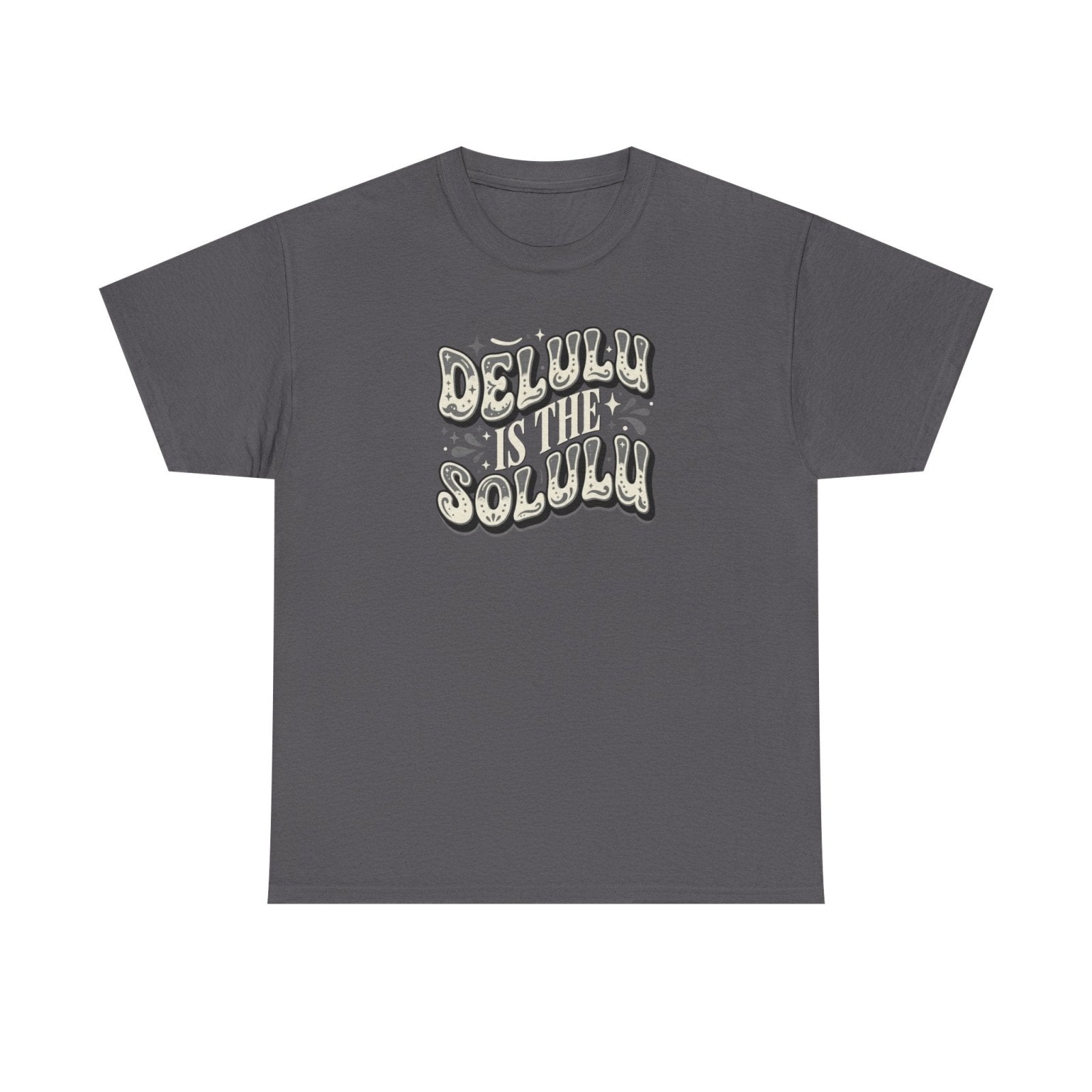 Delulu Is The Solulu Graphic Tee-Printify - Solazura Boutique
