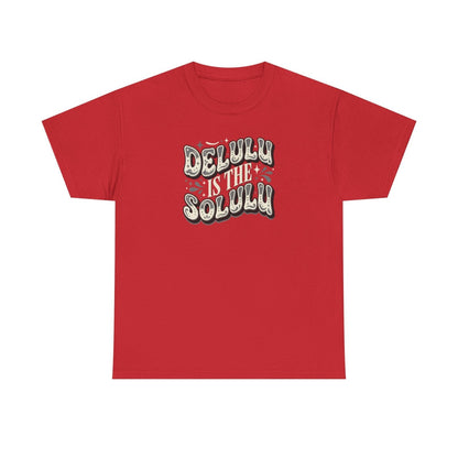 Delulu Is The Solulu Graphic Tee-Printify - Solazura Boutique