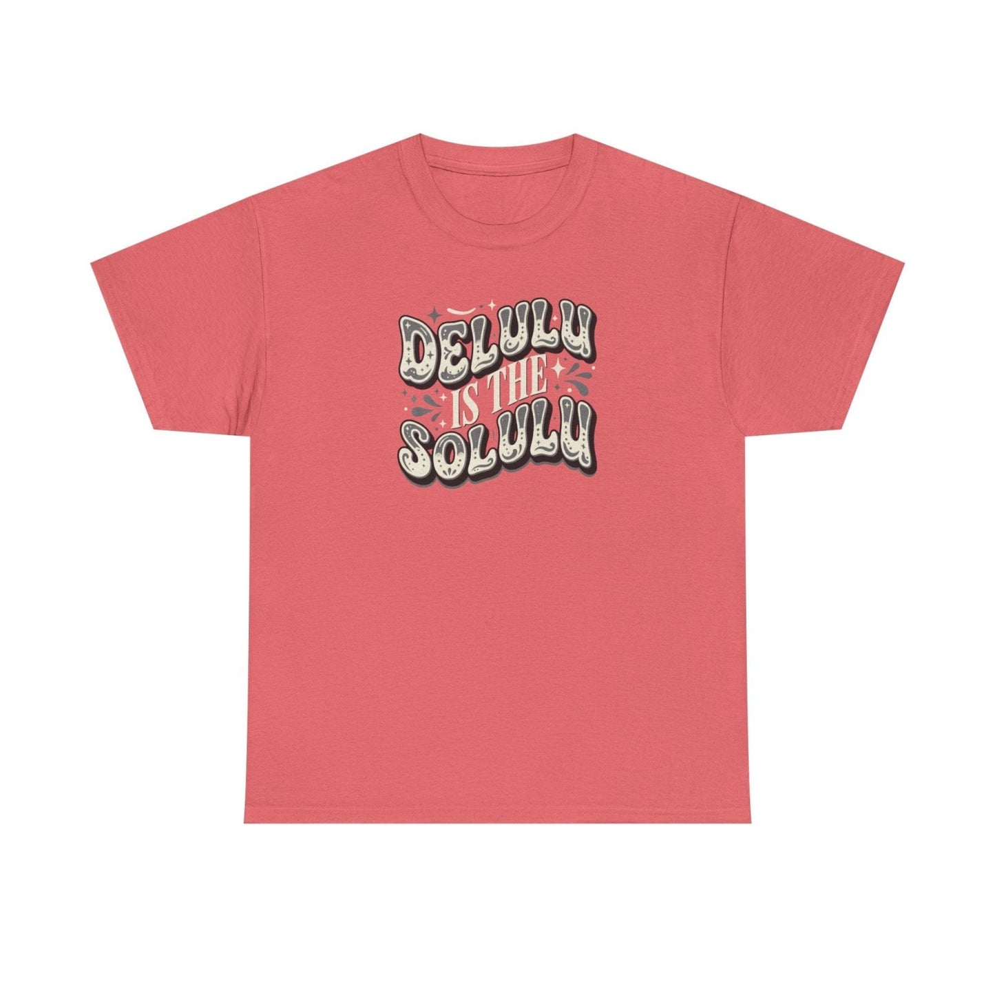 Delulu Is The Solulu Graphic Tee-Printify - Solazura Boutique
