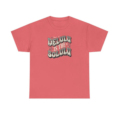 Delulu Is The Solulu Graphic Tee-Printify - Solazura Boutique