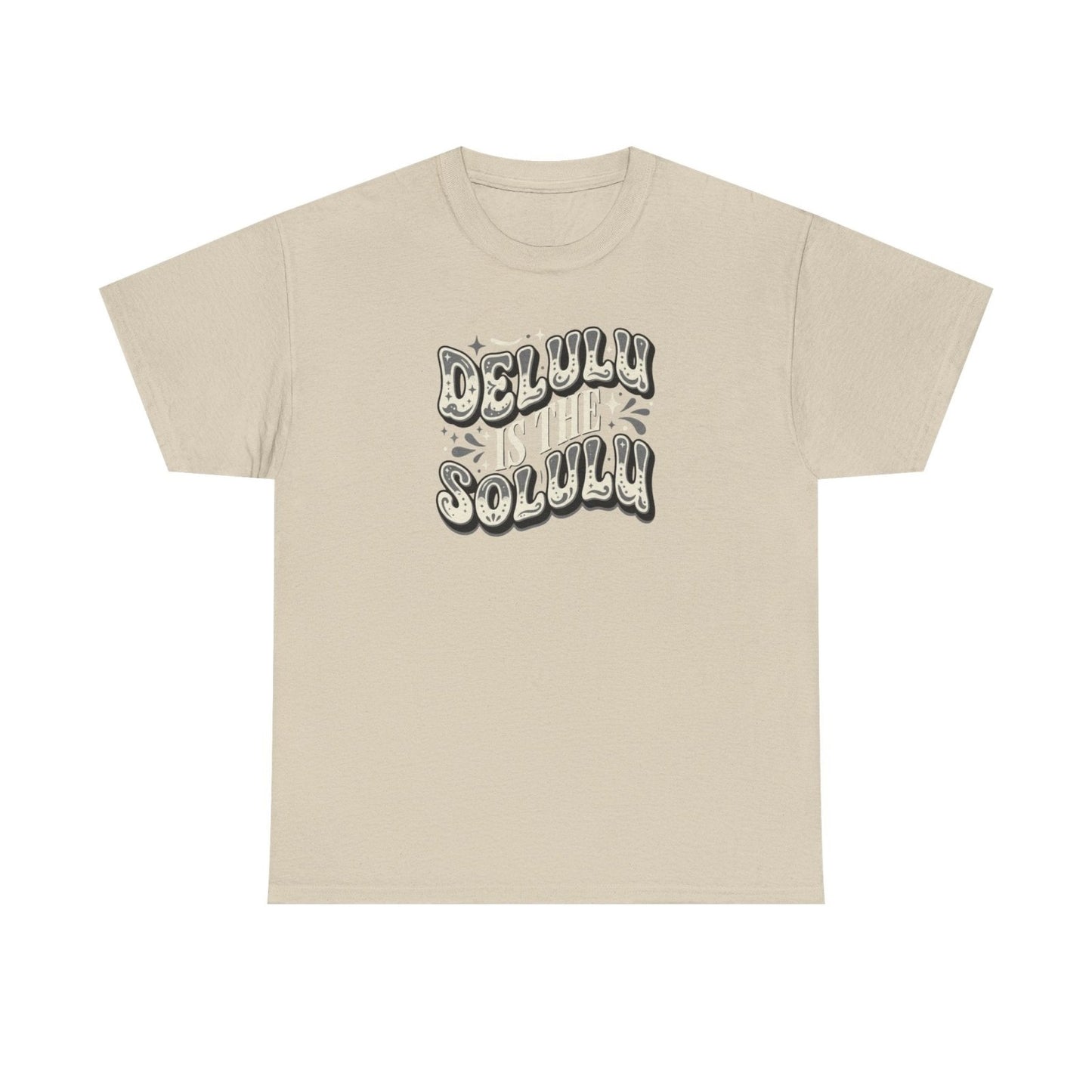Delulu Is The Solulu Graphic Tee-Printify - Solazura Boutique
