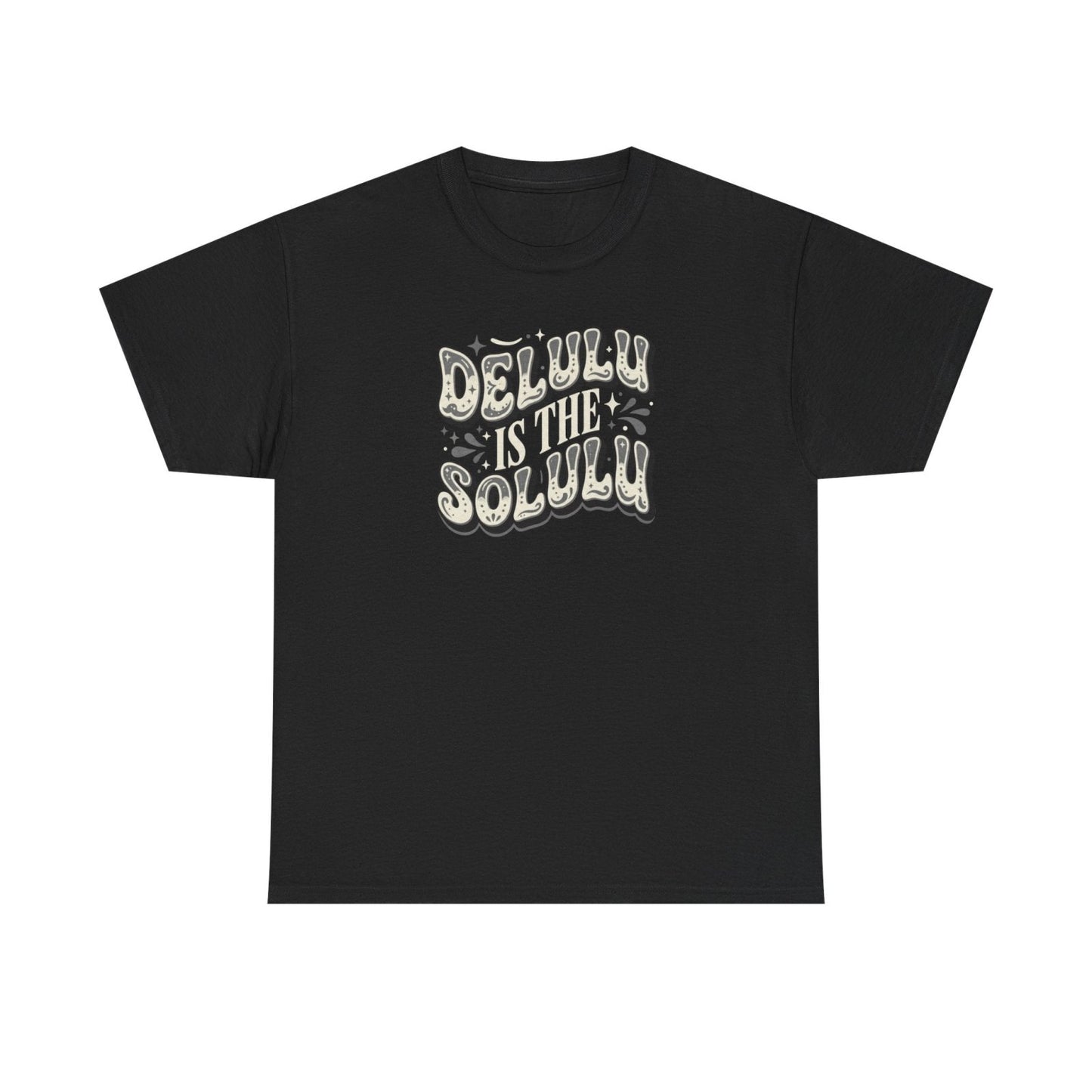 Delulu Is The Solulu Graphic Tee-Printify - Solazura Boutique