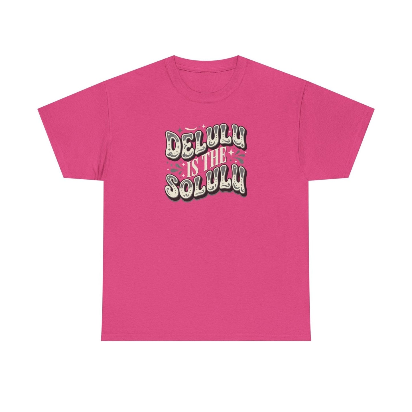 Delulu Is The Solulu Graphic Tee-Printify - Solazura Boutique