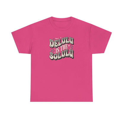 Delulu Is The Solulu Graphic Tee-Printify - Solazura Boutique