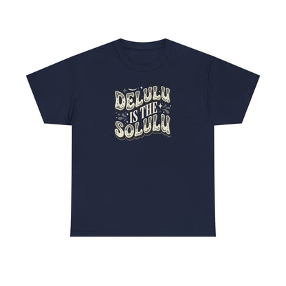 Delulu Is The Solulu Graphic Tee-Printify - Solazura Boutique