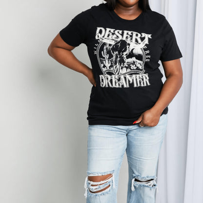 Complete boutique presentation of the Desert Dreamer tee with Western-inspired accessories.