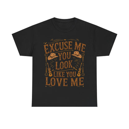 Excuse Me You Look Like You Love Me Graphic Tee-Printify - Solazura Boutique