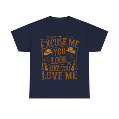 Excuse Me You Look Like You Love Me Graphic Tee-Printify - Solazura Boutique