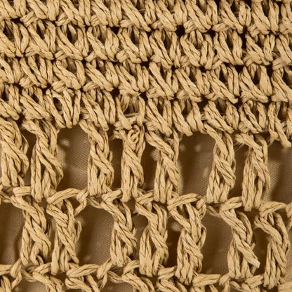 Fame Intricate Straw Braided Large Tote Bag-Trendsi - Solazura Boutique