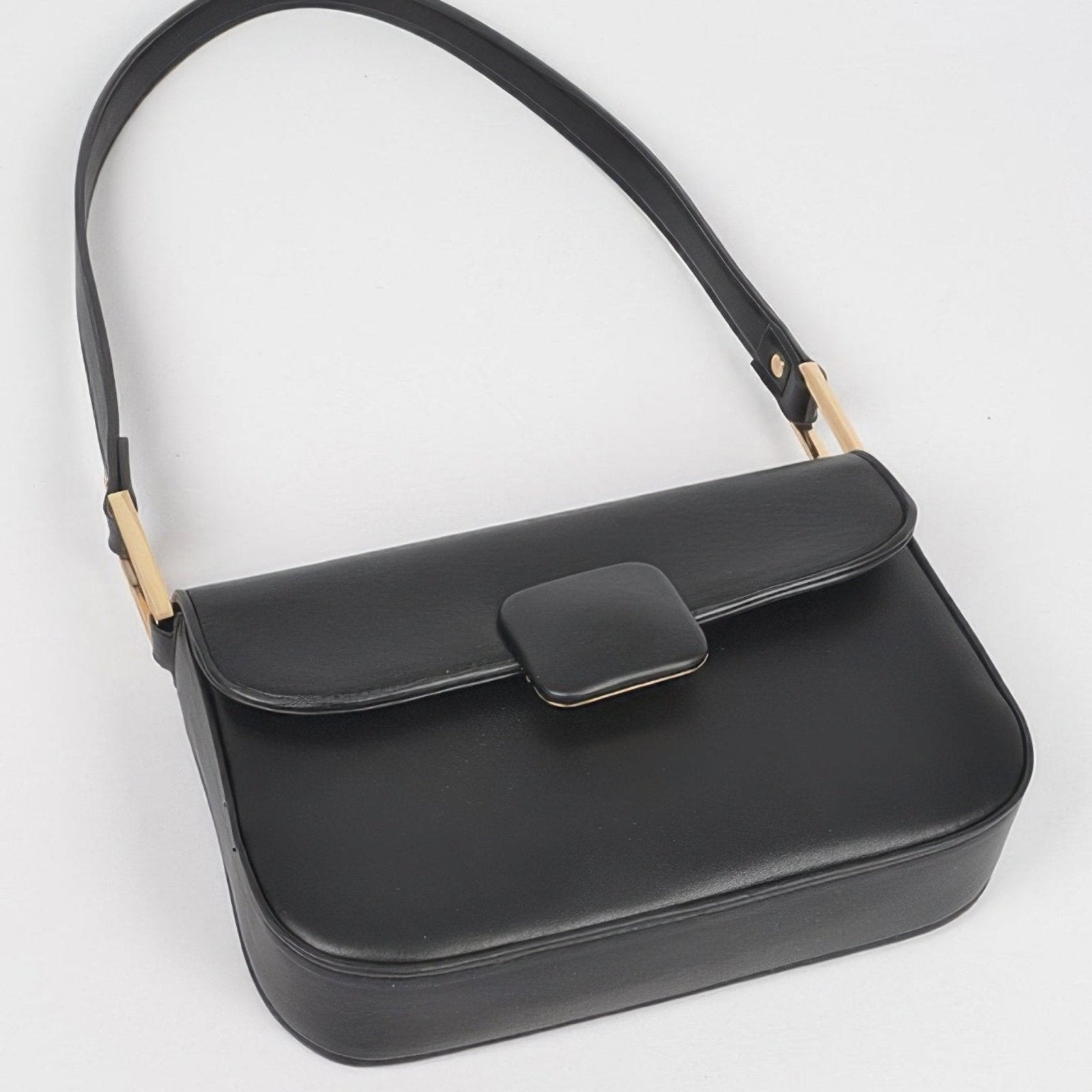 Faux Leather Shoulder Bag - 5 Colors-Solazura Boutique - Solazura Boutique