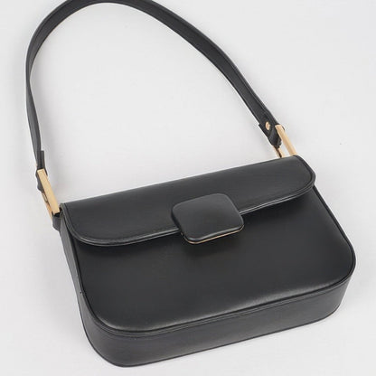 Faux Leather Shoulder Bag - 5 Colors-Solazura Boutique - Solazura Boutique