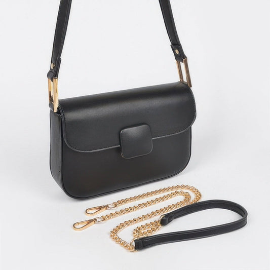 Faux Leather Shoulder Bag - 5 Colors-Solazura Boutique - Solazura Boutique