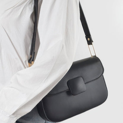 Faux Leather Shoulder Bag - 5 Colors-Solazura Boutique - Solazura Boutique