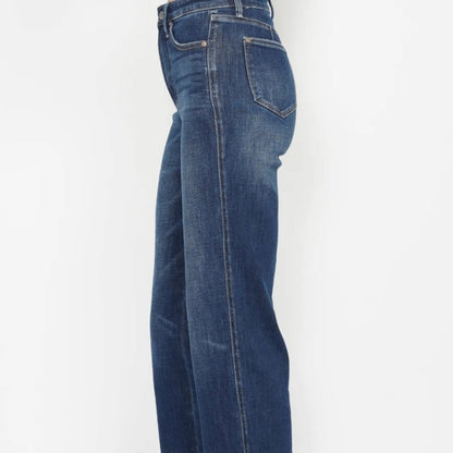 Judy Blue High Waist Tummy Control Skinny Jeans - Dark Wash-Trendsi - Solazura Boutique