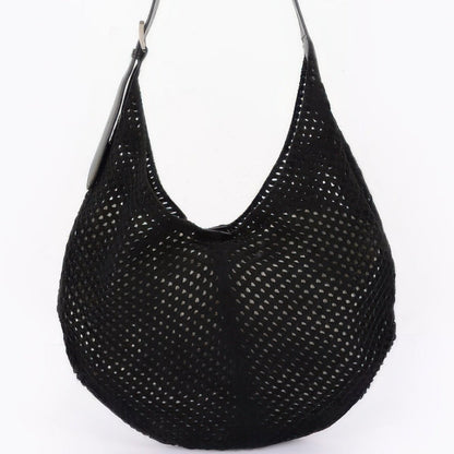 Mesh Crochet Shoulder With Pouch-Solazura Boutique - Solazura Boutique