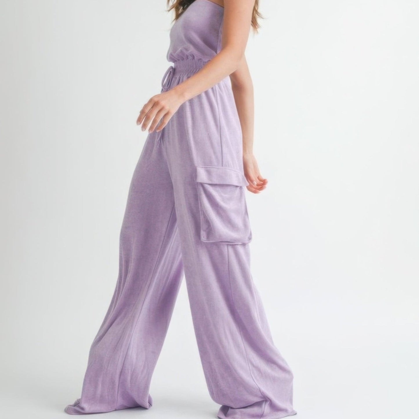 Tube Top Jumpsuit Romper-Solazura Boutique - Solazura Boutique