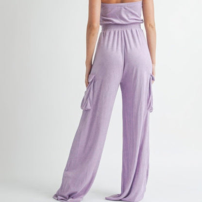 Tube Top Jumpsuit Romper-Solazura Boutique - Solazura Boutique