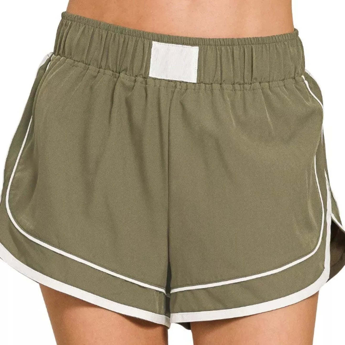 Zenana Soft Woven Lined Dolphin Shorts-Trendsi - Solazura Boutique